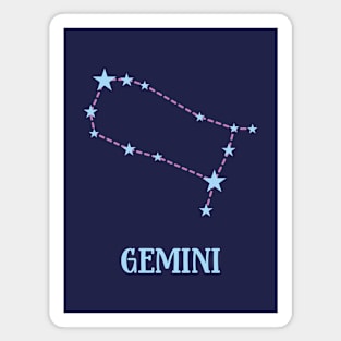 Gemini Zodiac Sign Constellation Magnet